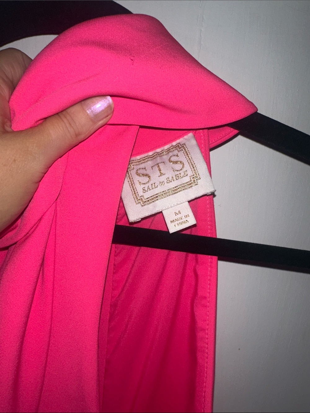 Sail to Sable Fuchsia Sleeveless Shift Dress with Cove Collar - Picture 3 of 3